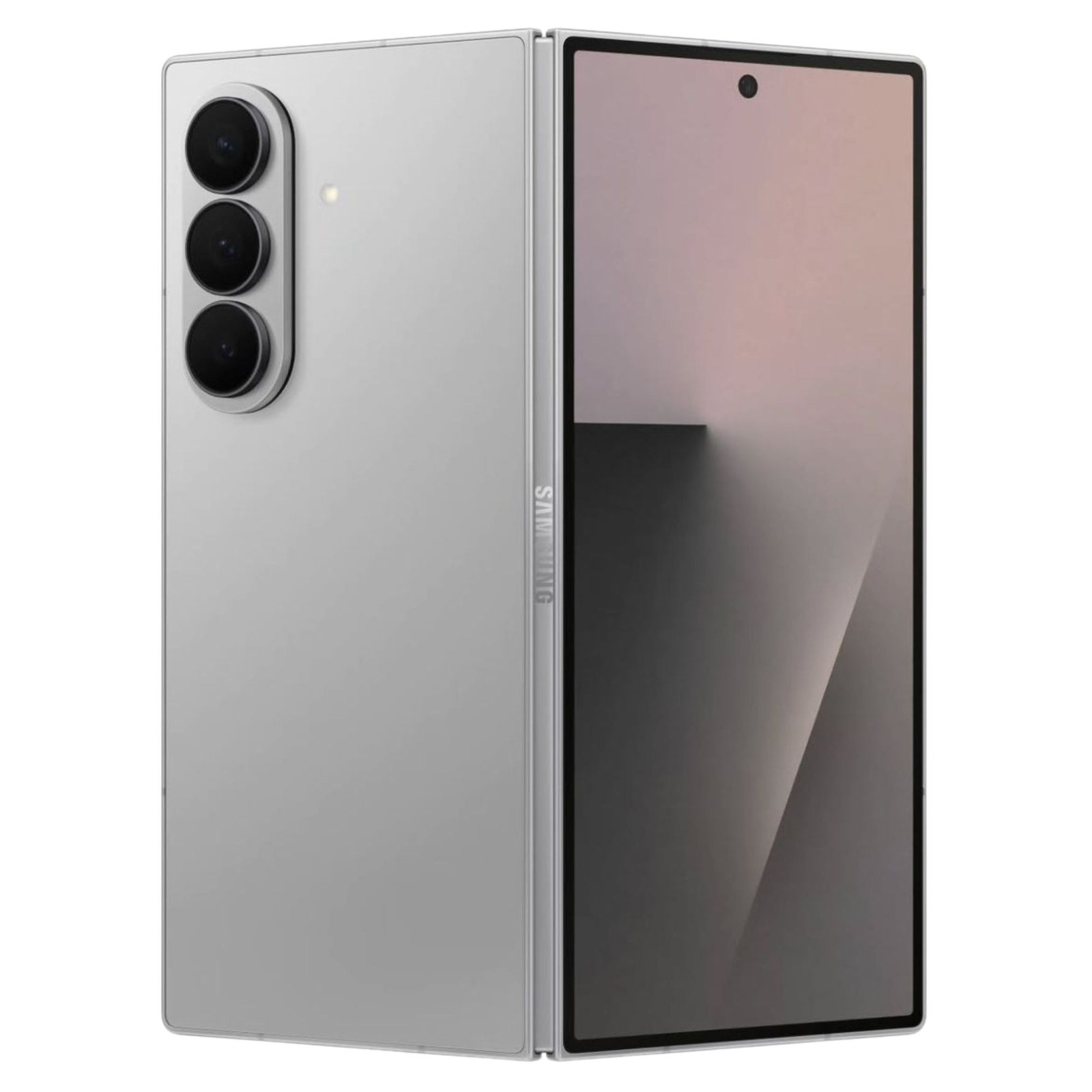 Samsung Z Fold 7 Silver Shadow, smartphone pliable fin et léger, écran 8 pouces et 6.5 pouces, fonctionnalités IA